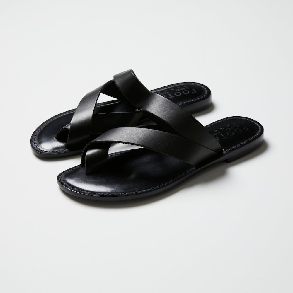 Capri Positano Sandals Tropea in Black