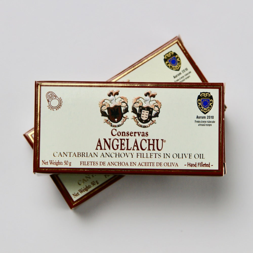 Conservas Angelachu - Anchovies in Olive Oil 50g