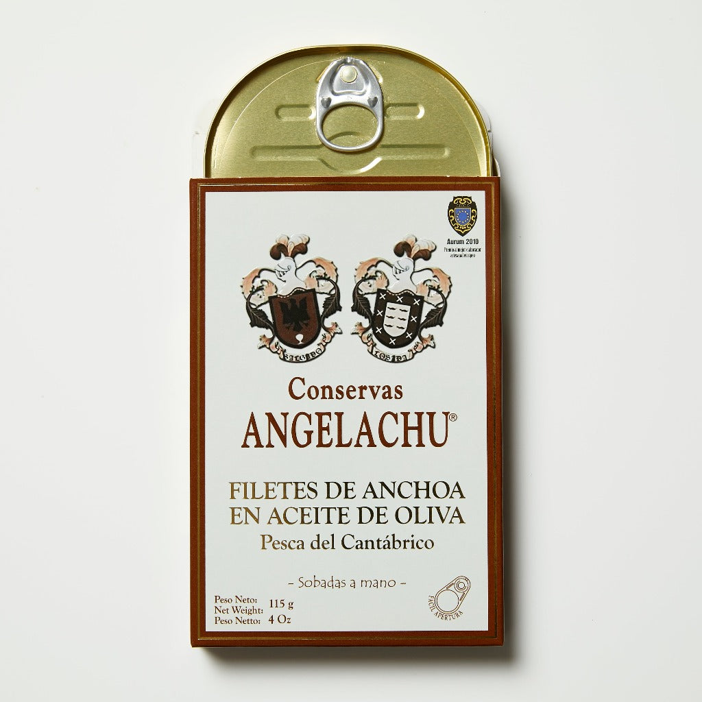 Conservas Angelachu - 橄榄油凤尾鱼