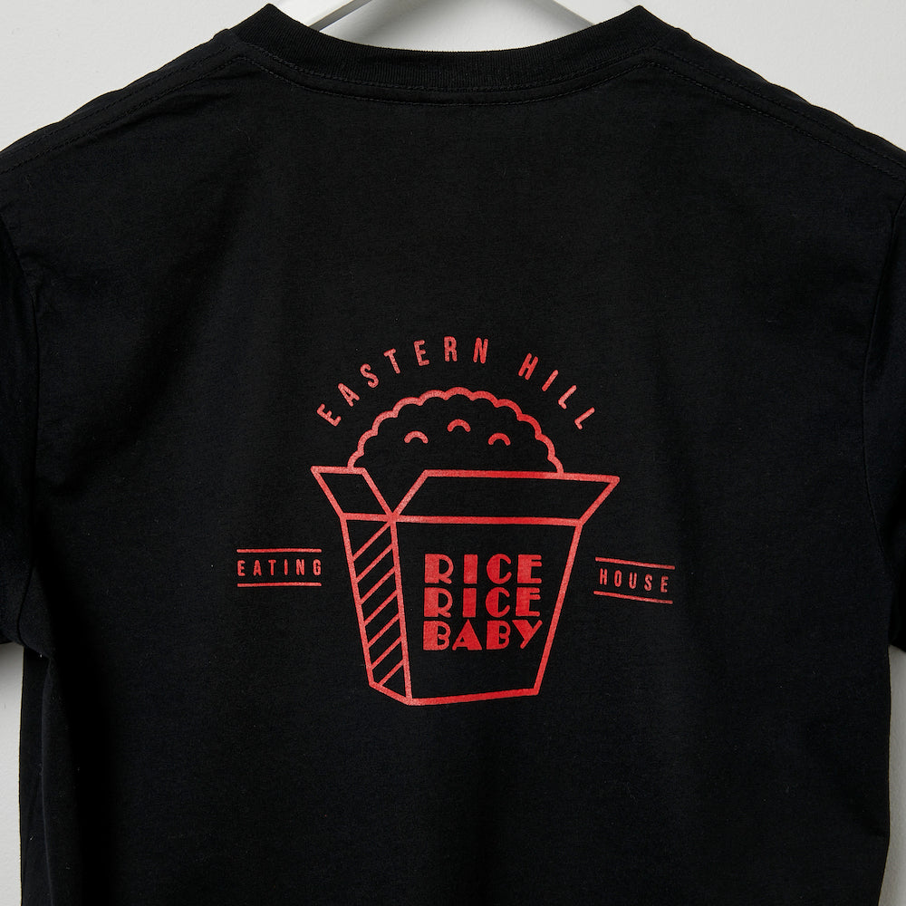 Eastern Hill General Supplies Rice Rice Baby Tee - Black/Red
