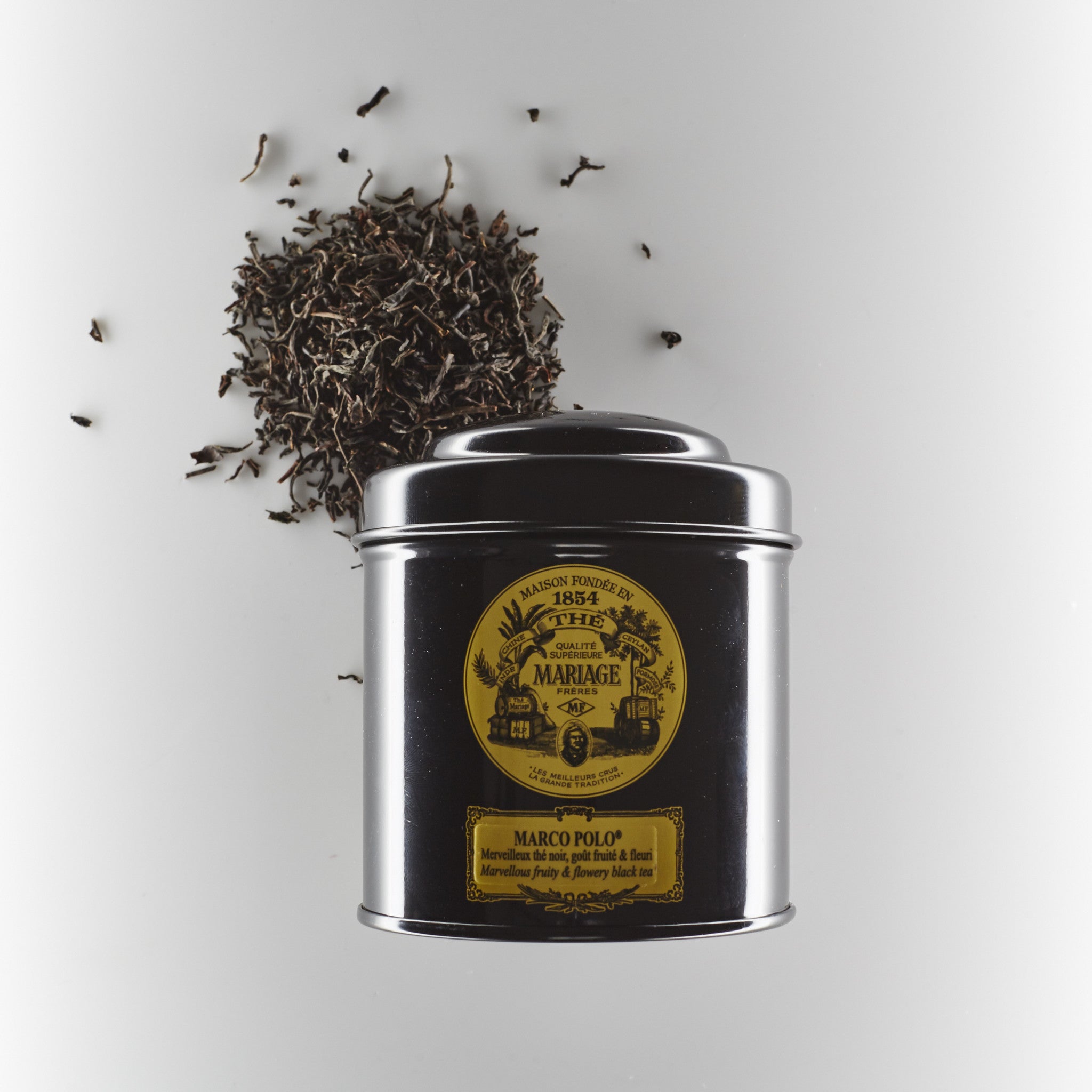 Mariage Frères canister of Marco Polo loose leaf tea