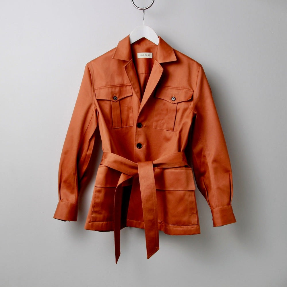 Footage Safari Jacket Terracotta