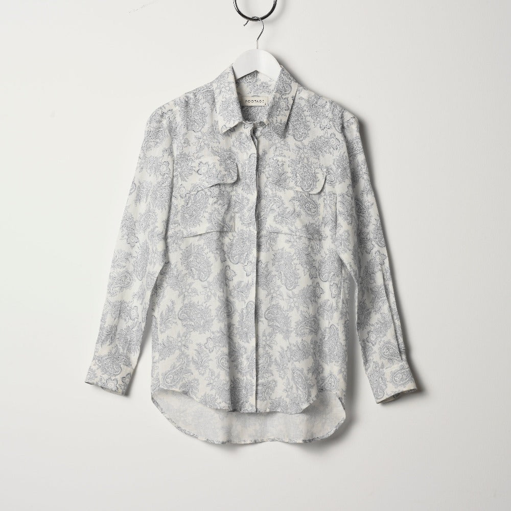 Footage Linen Shirt - Paisley