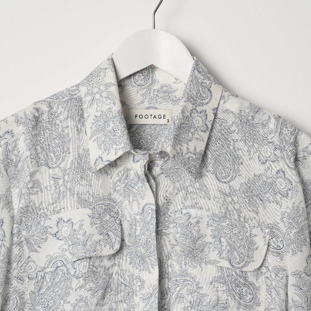 Footage Linen Shirt - Paisley