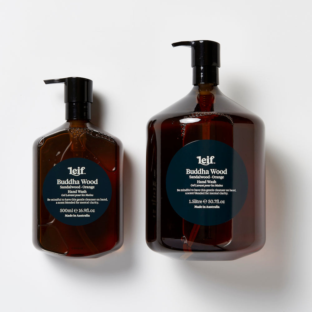 Leif Buddha Wood Hand Wash - Sandalwood & Orange 1.5L Magnum