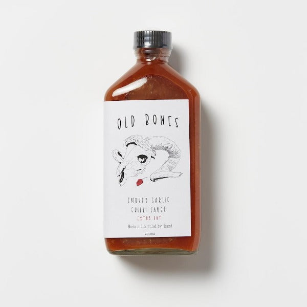 Old Bones Extra Hot Smoked Garlic Chilli Sauce