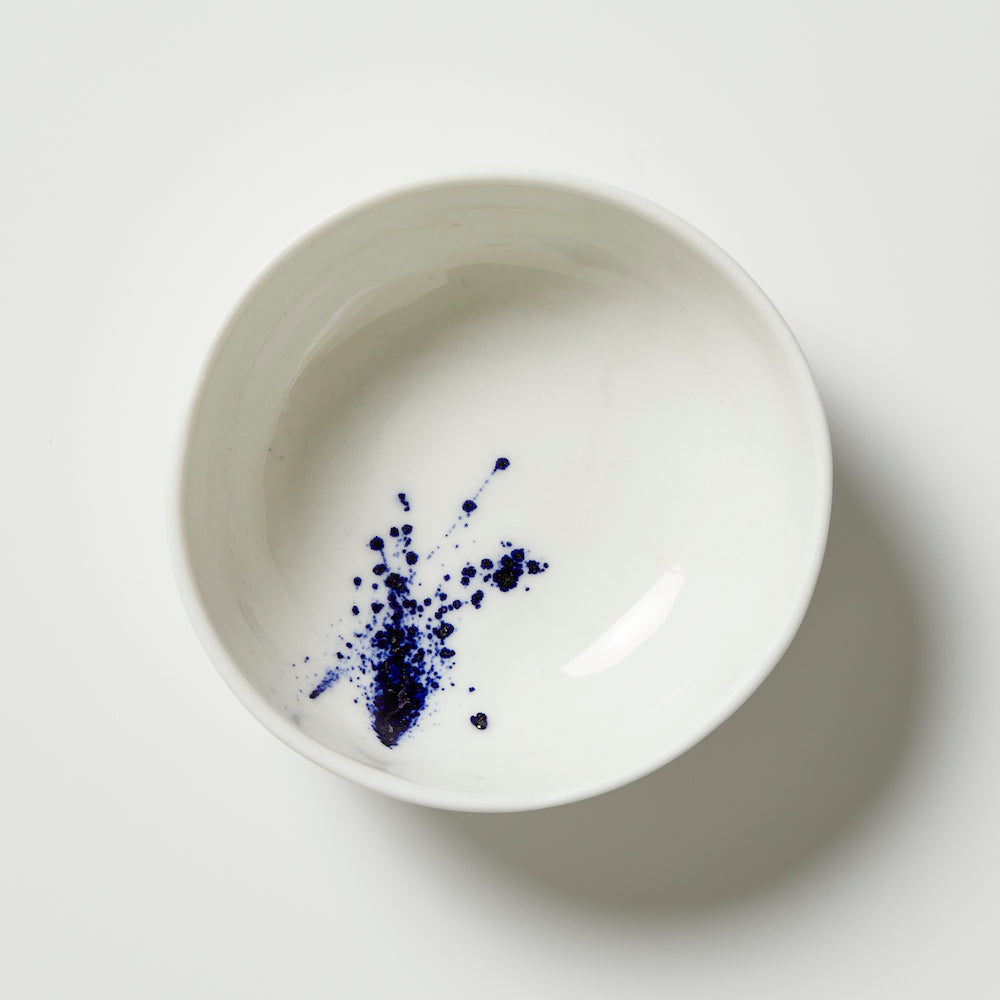 Studio Enti Small Stardust Bowl - White/Blue