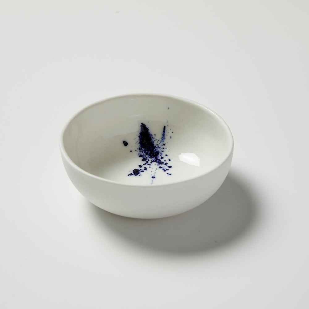Studio Enti Small Stardust Bowl - White/Blue