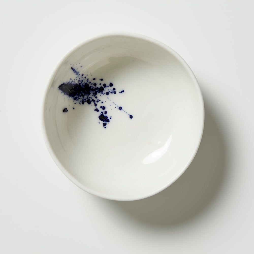 Studio Enti Medium Stardust Bowl - White/Blue
