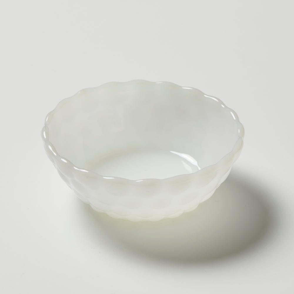 Vintage Milk Glass Bubble Bowl - Small